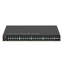 NETGEAR M4350-48G4XF 52-port Layer 3 Stackable Fully Managed Switch with 48 x 1G POE+ & 4 x 10GBASE-X SFP+